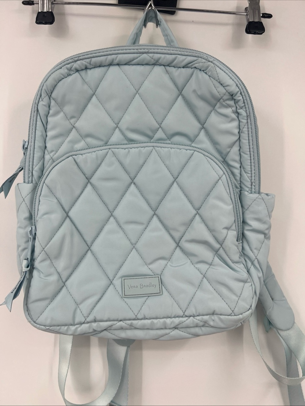 Vera Bradley Quilted Pale Blue Backpack